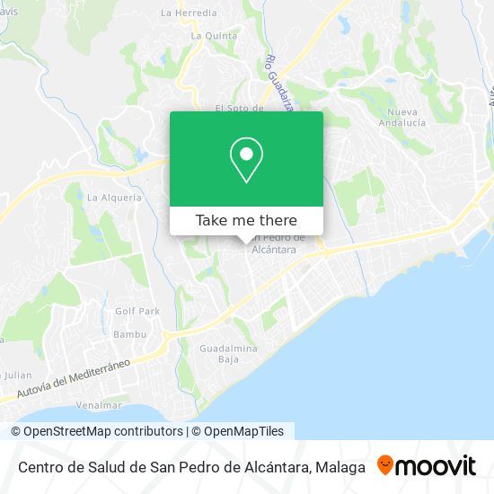 Centro de Salud de San Pedro de Alcántara map