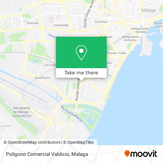 mapa Polígono Comercial Valdicio