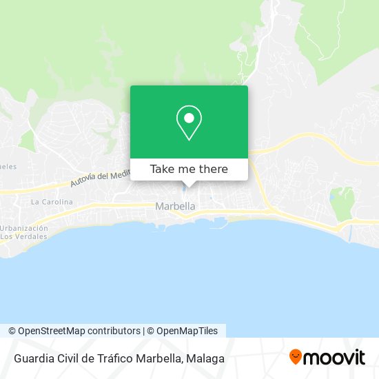 Guardia Civil de Tráfico Marbella map