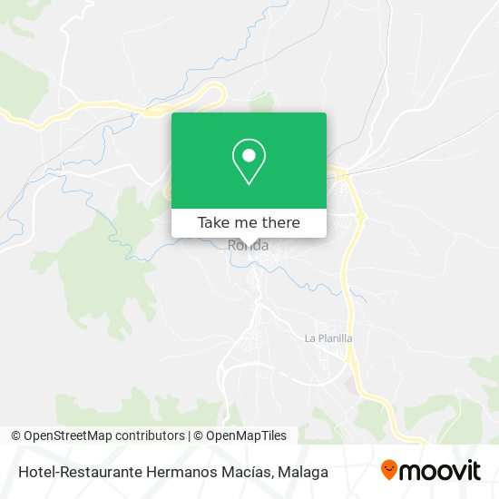 Hotel-Restaurante Hermanos Macías map