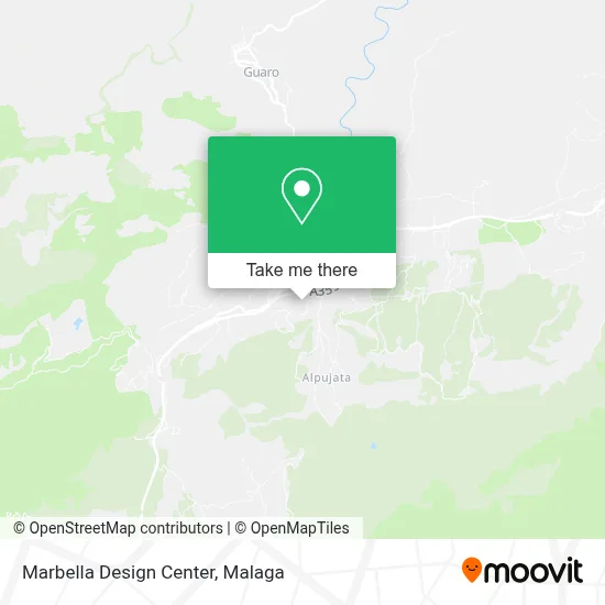 Marbella Design Center map