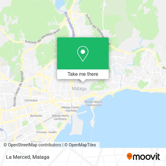 La Merced map