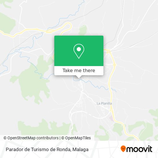 Parador de Turismo de Ronda map