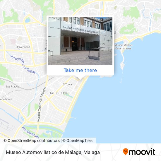 Museo Automovilístico de Málaga map