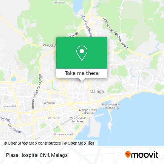Plaza Hospital Civil map