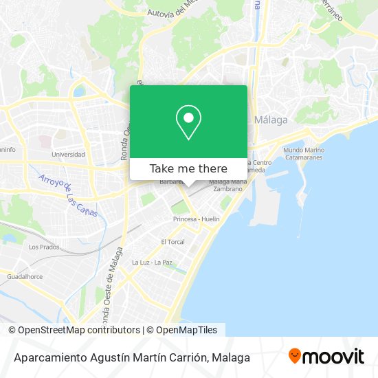 Aparcamiento Agustín Martín Carrión map