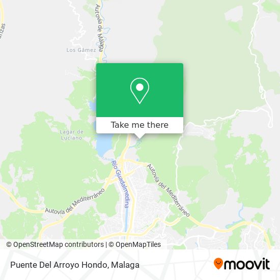 Puente Del Arroyo Hondo map