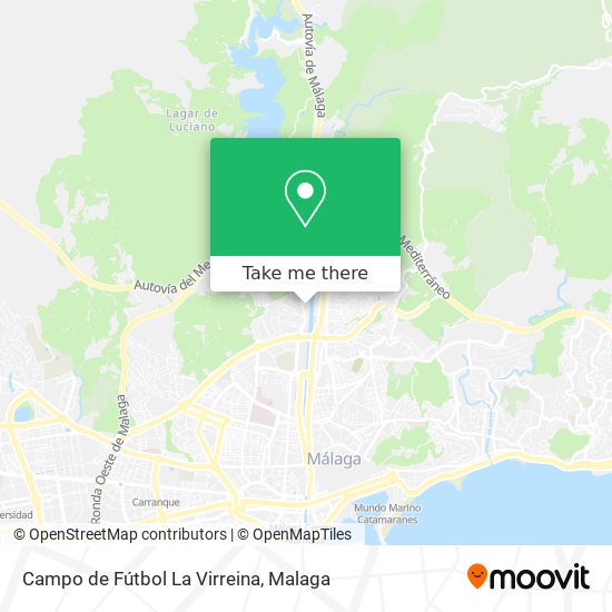 Campo de Fútbol La Virreina map