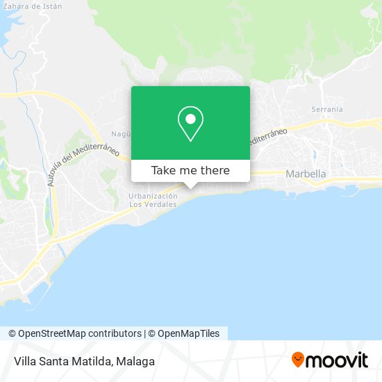 Villa Santa Matilda map