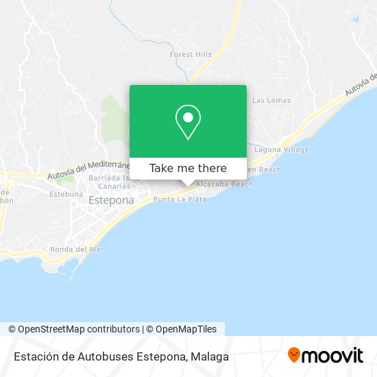 Estación de Autobuses Estepona map