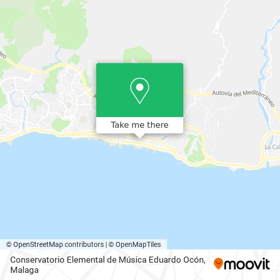 mapa Conservatorio Elemental de Música Eduardo Ocón