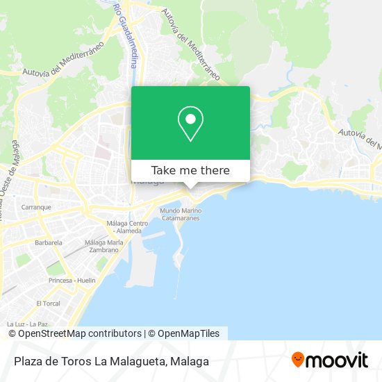 Plaza de Toros La Malagueta map