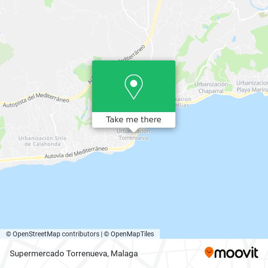 Supermercado Torrenueva map