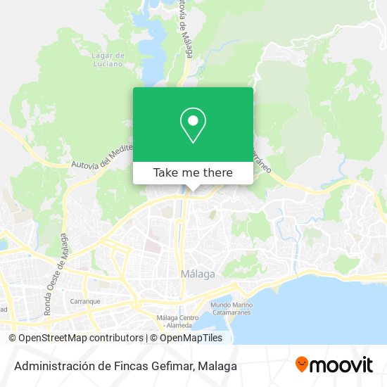 Administración de Fincas Gefimar map