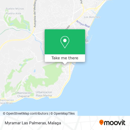 Myramar Las Palmeras map