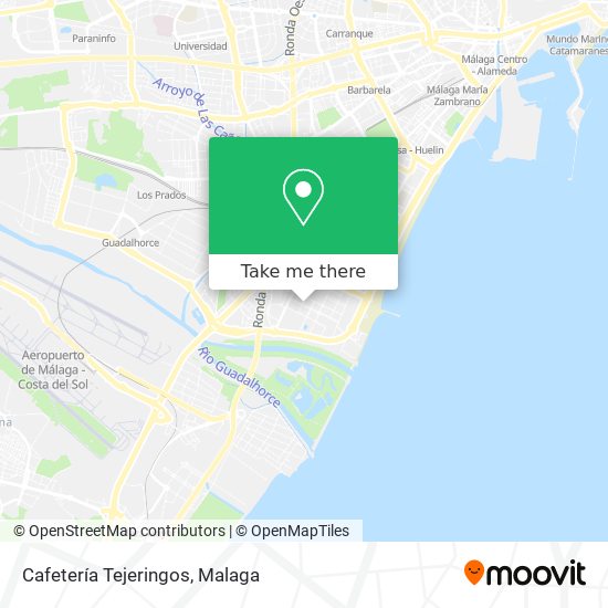 Cafetería Tejeringos map