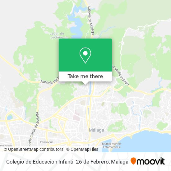 Colegio de Educación Infantil 26 de Febrero map