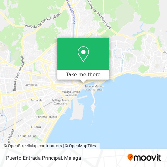 Puerto Entrada Principal map