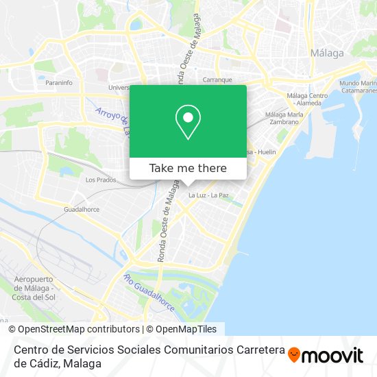 Centro de Servicios Sociales Comunitarios Carretera de Cádiz map