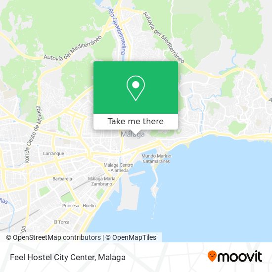 Feel Hostel City Center map