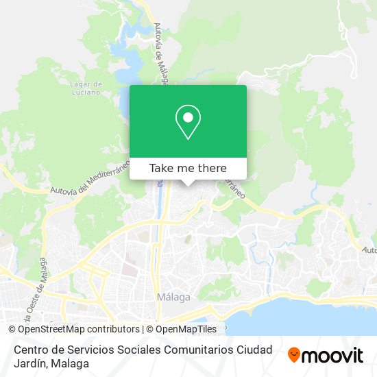 Centro de Servicios Sociales Comunitarios Ciudad Jardín map