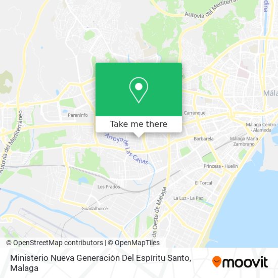 Ministerio Nueva Generación Del Espíritu Santo map