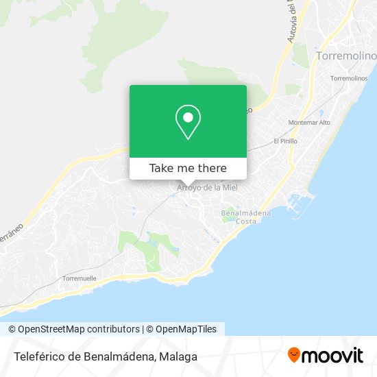 Teleférico de Benalmádena map