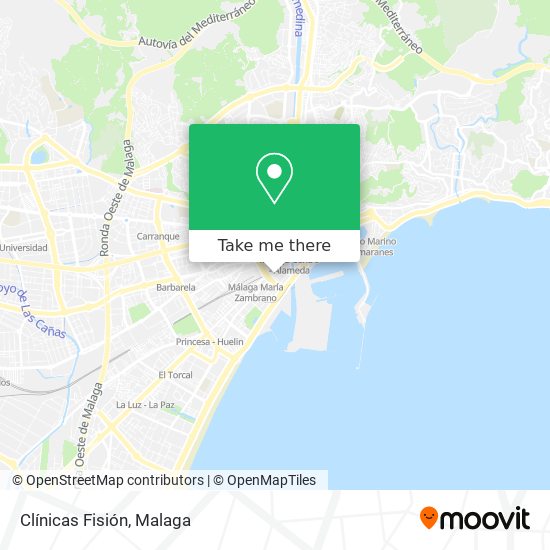 Clínicas Fisión map