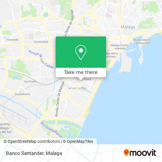 Banco Santander map