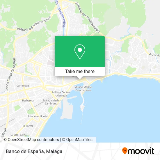 Banco de España map