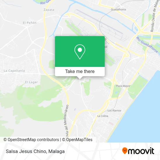Salsa Jesus Chino map