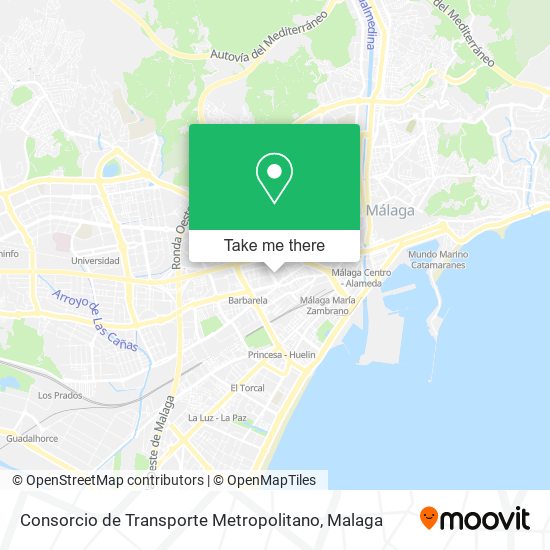 Consorcio de Transporte Metropolitano map