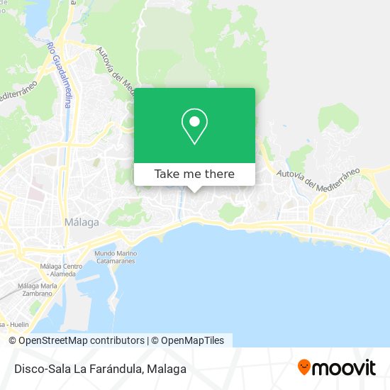 mapa Disco-Sala La Farándula