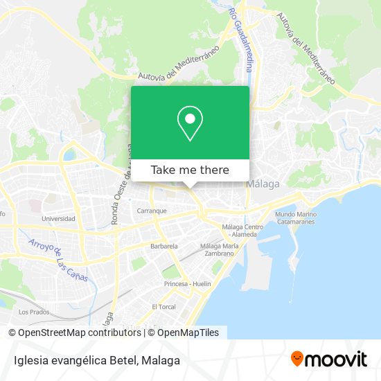Iglesia evangélica Betel map