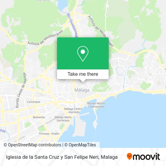 Iglesia de la Santa Cruz y San Felipe Neri map