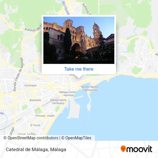 Catedral de Málaga map
