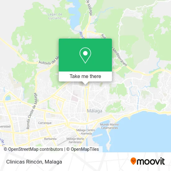 Clinicas Rincón map