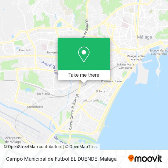 Campo Municipal de Futbol  EL DUENDE map