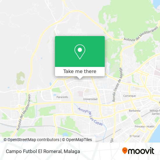 Campo Futbol El Romeral map