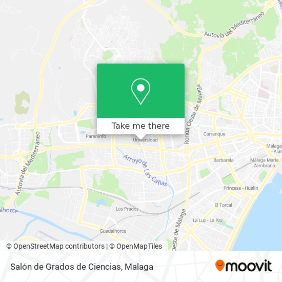 Salón de Grados de Ciencias map