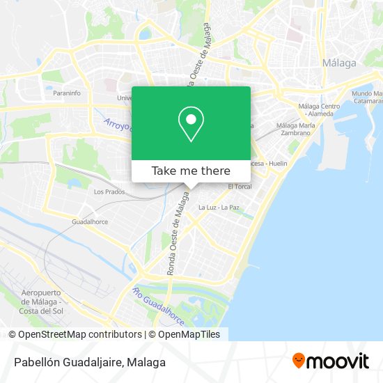 Pabellón Guadaljaire map