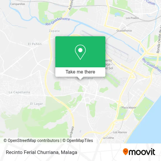 Recinto Ferial Churriana map