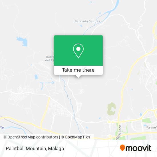 mapa Paintball Mountain