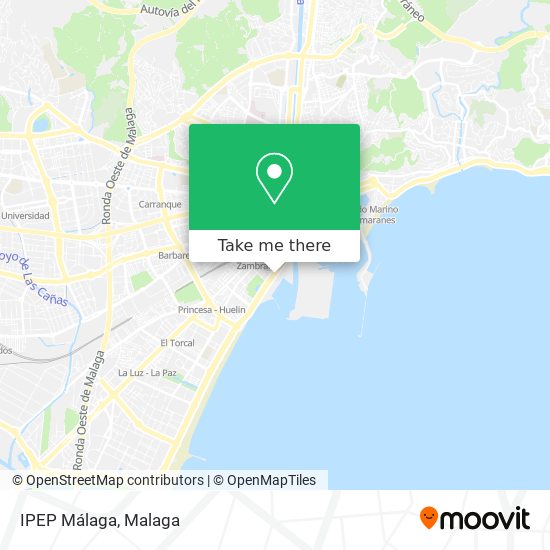 mapa IPEP Málaga