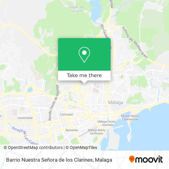 Barrio Nuestra Señora de los Clarines map