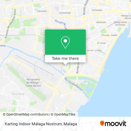 Karting Indoor Málaga Nostrum map