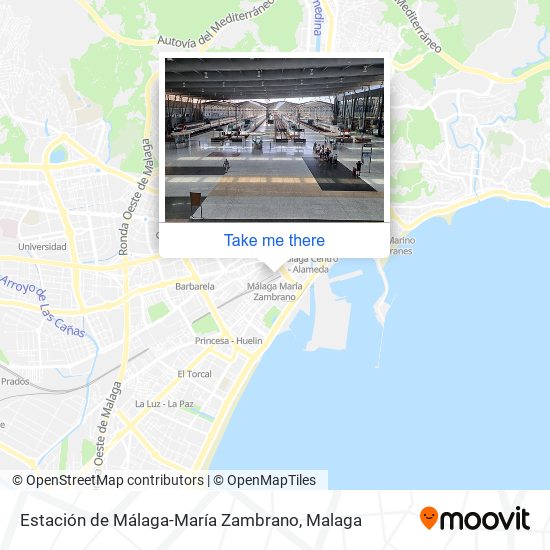 Estación de Málaga-María Zambrano map