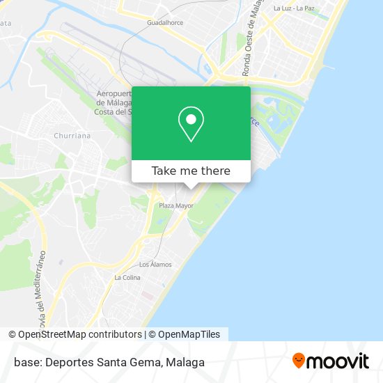 base: Deportes Santa Gema map