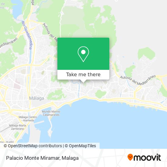 mapa Palacio Monte Miramar
