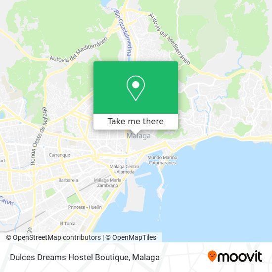 Dulces Dreams Hostel Boutique map